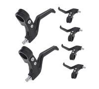 Alipis 6pcs Bike Handlebar Brake Lever Kit Lightweight Alloy Bicycle Brake Handles for Road and Mountain Bikes Fast Responsive Braking Replacement Set