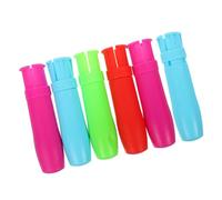 Alipis 6pcs Chalk Extension Holders Lightweight PP Chalk Clamps for Classroom Use Water-soluble Prevents Breakage Keeps Hands Clean for Teachers Students