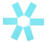 Alipis 6Pcs Clay Texture Mats Set for Polymer Clay and Pottery, Embossing Impression Pads with Engraved Patterns, Soft Plastic Dough and Ceramic Crafting Tools for DIY Modeling