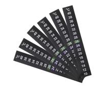 Alipis 6pcs Color Changing Temperature Indicator Stickers for Fish Tank Temperature Visualization Accurate Monitoring for Optimal Aquarium Conditions