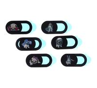 Alipis 6Pcs Dog Pattern Webcam Covers Privacy Stickers for Phone and Computer Camera Protection, Laptop and Mobile Camera Privacy Covers for Anti-Hacking Use