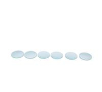 Alipis 6pcs Double Convex and Concave Glass Lenses with Polished round Edges for Optical Experiments, Scratch-resistant Science Equipment for School and Home Learning