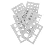 Alipis 6pcs Felt Template Kit Needle Felting Mold with Wool Synthetic Material Adorable Animal Ear Shapes Versatile and Resistant to Fading for Making Felt Toys DIY Projects