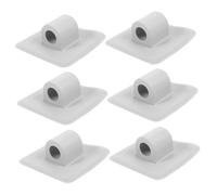 Alipis 6pcs Fishing Motor Bracket Kit for Kayak Canoe Inner Diameter Square Mounting Holder High Strength Rubber Boat Motor Fixing Bracket for Inflatable and Fishing Boats