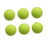 Alipis 6pcs Fluorescent Golf Balls Night Practice Luminous Synthetic Outdoor Glow Dark Balls for Twilight and Early Morning Play