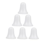 Alipis 6pcs Foam Jingle Bell Craft Bells Christmas Decorations Diy Craft Material Blank Foams for Xmas Window Decorations