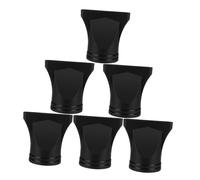 Alipis 6pcs Hair Dryer Diffuser Attachment Black Plastic Nozzle for Curly Hair Styling and Enhanced Airflow Compatible with Dryers Versatile for Faster Drying