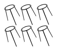Alipis 6Pcs Laboratory Tripod Stand for Alcohol Lamp Sturdy Chemistry Experiment Support for Students and Professionals in Classrooms and Labs