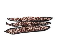 Alipis 6pcs Leopard Print Sponge Hair Curlers Wavy Styling Tools for Women Girls Overnight Waves Fabric Hair Rollers
