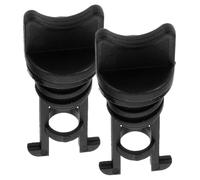 Alipis 6Pcs Marine Drain Stoppers Black Seal Rings - Universal Nylon Boat Scupper Valve Plugs for Kayak, Canoe, Raft, and Fishing Boat Water Drainage