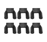 Alipis 6pcs Medium Rubber Wheel Caster Pads Furniture Wheel Stopper Grip for Office Chair Casters Hardwood Floor Protector Anti-slip Furniture Feet Pads