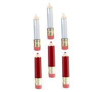 Alipis 6pcs Mini Pencil Shaped Lip Gloss Tubes Bulk Empty Lip Gloss Containers Balm Bottles for DIY Samples