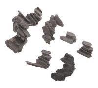 Alipis 6pcs Miniature Stone Garden Stairs with Fine Detailing for Fairy Garden Figurines and Micro Landscape Ornaments Realistic Decorative Steps for Train Model Railway Dioramas and