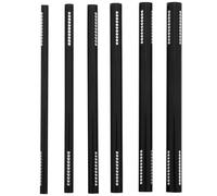 Alipis 6pcs Nail Art Stick for French Manicure Cuticle Pusher Tool and Shaping Wand Metal Nail Pressure Wand for Gel and Cuticle Stick