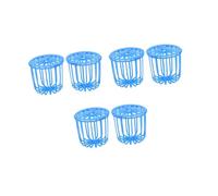 Alipis 6pcs Parrot Fruit and Vegetable Basket for Pet Birds Safe High-end Plastic Foraging Feeder Clean Hanging Cage Accessory for Parrot Feeding and Treat Holding