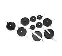 Alipis 6pcs Physics Pulley Kit Double Pulley Block for Stem Education Smooth Operation Heavy Duty Mechanics Teaching Tool for Students and Science Labs
