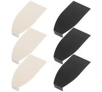 Alipis 6pcs Plastic Bass Bow Lining Tips Replacement Parts for Bass Players Bow Cushions Black and White Accessories Enhancing Playing Experience
