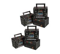 Alipis 6pcs Retro Radio Candy Boxes Vintage Party Favors Music Centerpieces for Table for Treats Cookies Sweets and Popcorn Elegant Design for Events