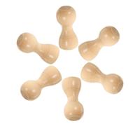 Alipis 6pcs Solid Wood Wall Hooks with Screw Mount for Hanging Hats Coats and Bags Minimalist Space-Saving Coat and Door Rack Versatile Storage for Entryway and Home Organization