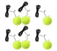 Alipis 6pcs Tennis Ball Trainer Rebound Device Portable Practice Equipment with Elastic String for Beginners Home Outdoor Tennis Skill Improvement