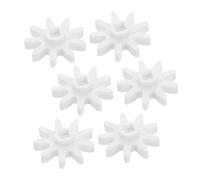 Alipis 6pcs Tooth Plastic Replacement Gears for Coin Operated Vending Machines Candy Machine Accessories Compatible with Paper Towel Dispensers and Pinball Easy to Install and Wear