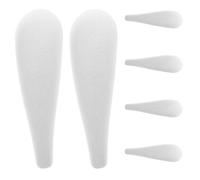 Alipis 6pcs Velvet Hanger Shoulder Pads Protector Wide Non-slip Flocking Shapers for Clothes Fit Coat Hanger Shoulder Supports to Prevent Creasing Stretching and Bumps for Home Hotel Dorm