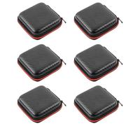 Alipis 6Pcs Waterproof Earphone Storage Bag with Cable Organizer Portable Data Cable and Charger Carrying Case for Travel and Electronics Accessories