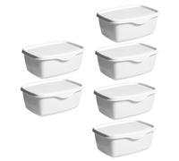 Alipis 6pcs Wipes Dispenser Reusable Tissue Box Refillable Wipe Container for Travel Wet Tissue Box