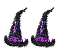 Alipis 6pcs Witch Hat Hanging Ornament for Halloween Wall Decoration Spooky Party Supplies for Creating Festive Atmosphere and Safe Material
