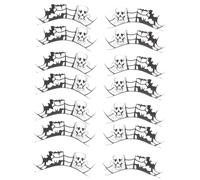 Alipis 7 Pairs Halloween Cosmetic Eyelashes Dramatic Art False Lashes for Women Stage Makeup Fit Party and Festival Cosplay Accessories