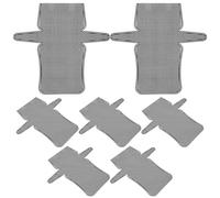 Alipis 7pcs Plastic Mesh Sheets Flexible Plastic Mesh for Embroidery Patchwork Crafting Purse Frame Grid for Crochet Needlepoint