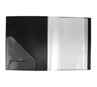 Alipis 80 Pages Choral Music Folder Precision Sheet Music Binder Lightweight Abs Material Black Elegant Appearance Versatile Use Flip Book for Musicians on The Go