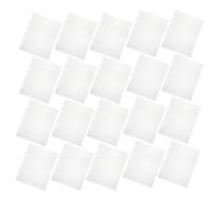Alipis 80 Sheets A5 7-Hole Binder Sleeves Photo Album Refill Pages Single-Sided Plastic Punched Pockets for Loose Leaf Organizer Suitable for Office School Storage
