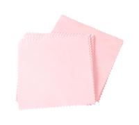 Alipis 80pcs Pink Microfiber Cleaning Cloths for Lens, Eyeglasses, Camera Screens - Soft Polishing Cloths for Electronics and Jewelry