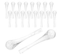 Alipis 80pcs Teardrop LED String Light Shades, Plastic Water Drop Pendant Ornaments for 5mm Bulbs, Decorative Outdoor Drop String Lights for Patio and Garden Events