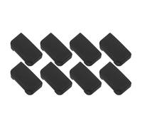 Alipis 8pcs 8pcs Car Seat Rail End Protection Plug Black Abs