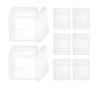 Alipis 8PCS Acrylic Square Cube Boxes with Lids 6.5x6.5x6.5cm 210ml Small Candy Storage Containers for Party Favors Wedding Chocolates and Jewelry Display