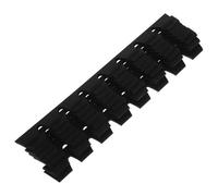 Alipis 8pcs Black Plastic Car Bumper Protector with Damage Resistant Features Front Bumper Scrape Guard for Cars Fashionable Design with Decorative Touch Universal Fit