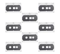 Alipis 8pcs Cassette Tape Music Voice Recording Cassette Tape Blank Music Plastic Case Audio Recording Versatile Use for Teaching and Favour