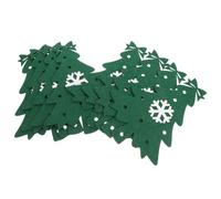 Alipis 8pcs Christmas Cutlery Holders Felt Silverware Sleeves Fork Spoon Pockets for Holiday Dining Table Decoration Festive Tree Design Comfortable Material