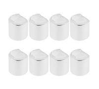 Alipis 8pcs Leakproof Plastic Disc Caps for 24mm Diameter Bottles, Press Top Closure with Smooth Burrfree Surface, Easy Maintenance Replacement Caps for Liquid Soap Bottles