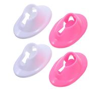 Alipis 8pcs Nail Polish Display Rack Spill Storage Organizer Silicone Bottle Stand for Nail Salon Manicure Use Fingernail Polish Care