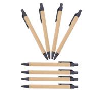 Alipis 8pcs Retractable Ballpoint Pens Black Ink Smooth Writing Household School Office Use with Creative Design and Comfortable Grip, Portable Multi-function Writing Pens for Daily Notes