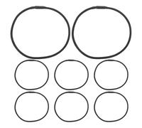 Alipis 8pcs Shock Mount Mic Band Rubber Elastic Bands for Microphone Stand Noise Reduction Easy Installation Black Studio Recording Accessories for Home Studios and Boom Mic Stands