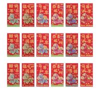 Alipis 90pcs Chinese Red Envelopes for Lunar Year Creative Horse Year Hongbao with Traditional and Modern Design Luxurious Cash Packets for Weddings Birthdays and Spring Festival