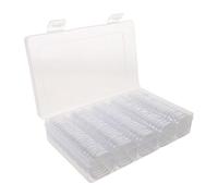 Alipis 95pcs Capsules Set Plastic Silver Coin Storage Holders with Protective Box for Collectors Suitable for Display and Collection