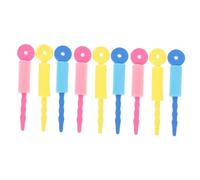 Alipis 9pcs Hair Curlers Sponge Rollers Jumbo Medium Long Spiral Heatless Sleeping Hair Curlers for Women Girls DIY Styling Tools