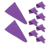 Alipis 9pcs Triangle Cleaning Cloth for Violin and Brass Instruments Deep Cleaning and Convenient Maintenance Tool in Purple for Studio and Music Routines