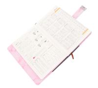 Alipis A5 Marble Pattern Diary with Combination Lock, Grey Journal Notebook for, Daily Planning Schedule Planner Notepad for Office and Home Use