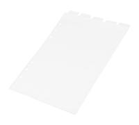 Alipis A5 Notebook Dividers PVC Tab Dividers 6-Hole Detachable Binder Tabs for Office and School Supplies, Administrative Professional Use